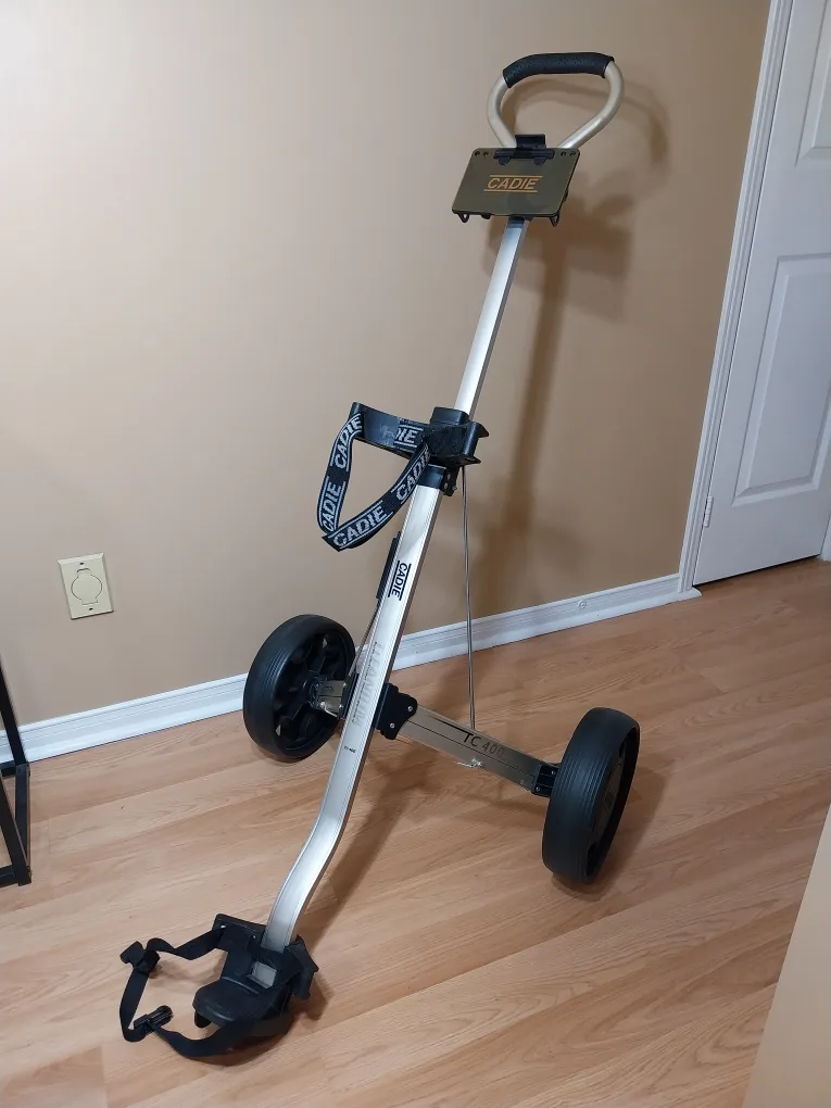 Cadie TC-400 Titanium Lightweight Golf Push Cart