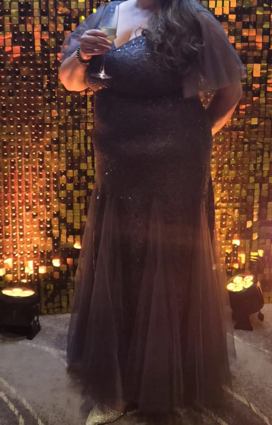 Curve Blue Formal Dress