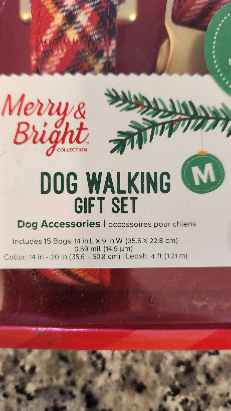 Merry & Bright Dog Walking Gift Set - New - photo 2