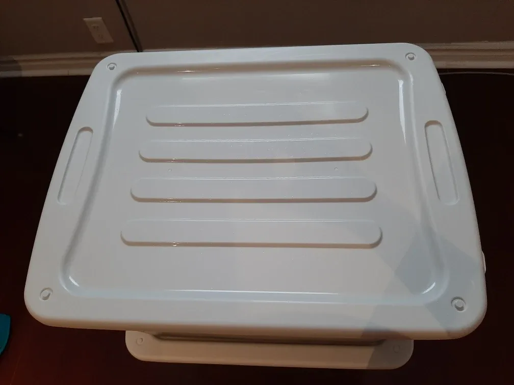 80 L Storage Bin with Wheels and Snap Lid image indicator(2)