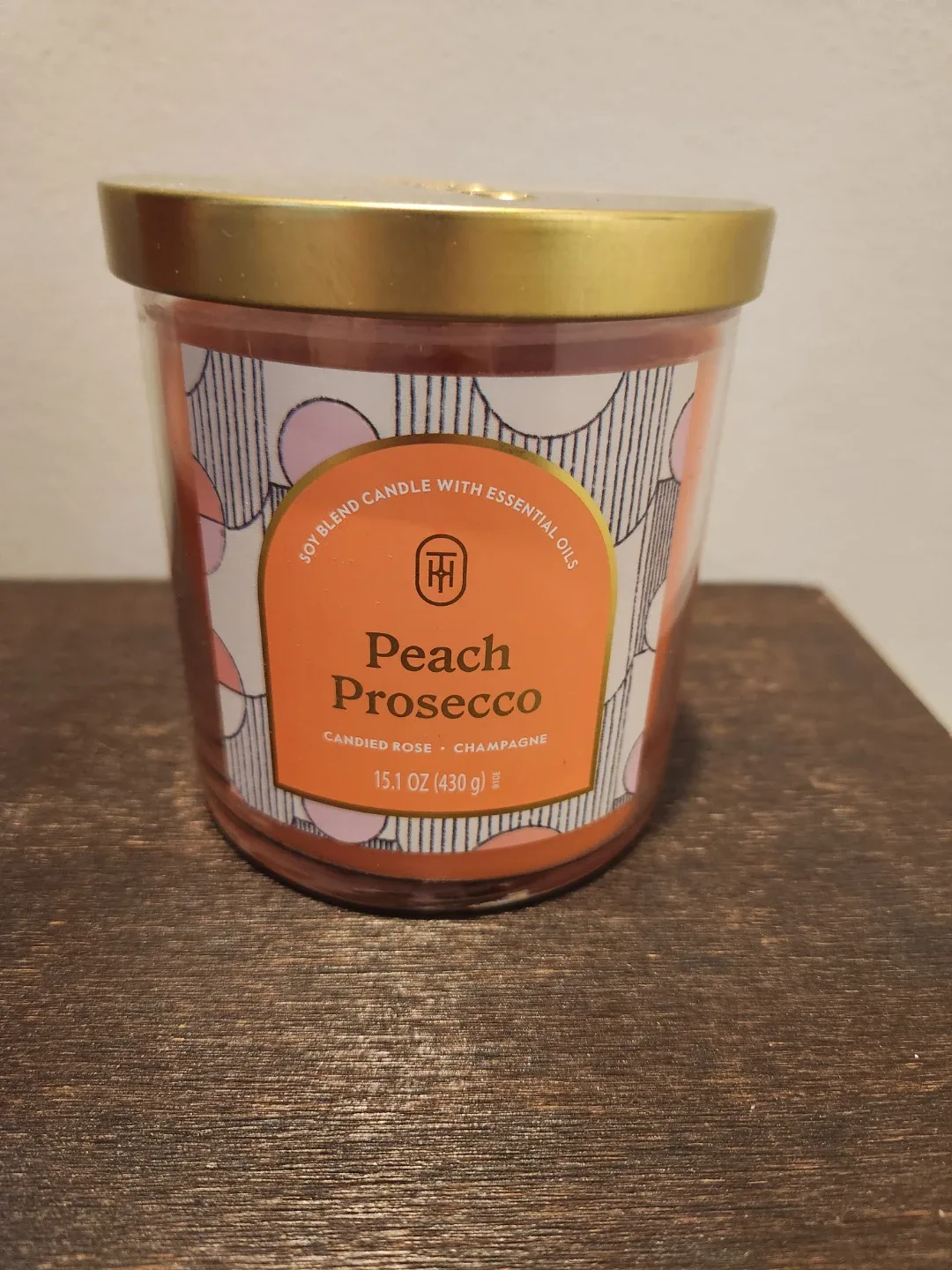 Peach Prosecco Candle - 15.1 oz