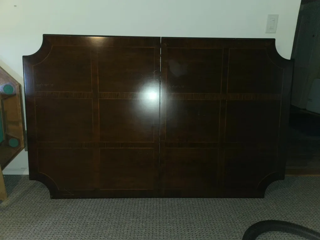 Dining Table with 6 Chairs - Ornate Wood