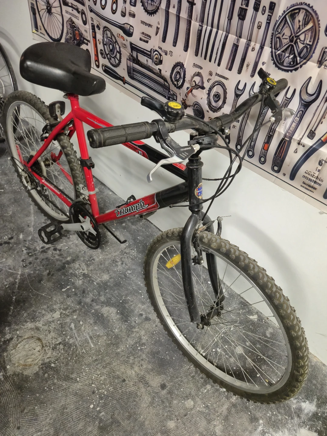 Triumph Mountain Bike - Red & Black - photo 2