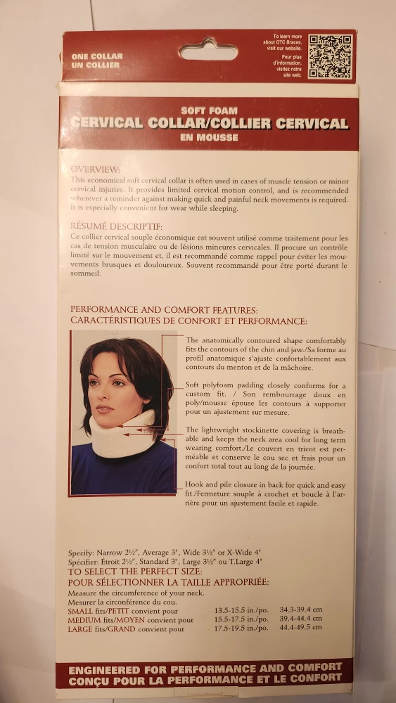 OTC 3" Cervical Collar - Size Large - photo 2