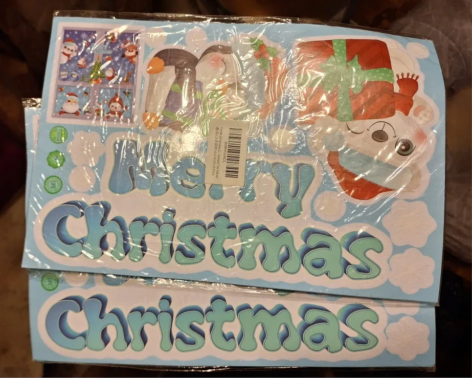 Merry Christmas Stickers - New (Kit Cat Club rescue) #Cleanout