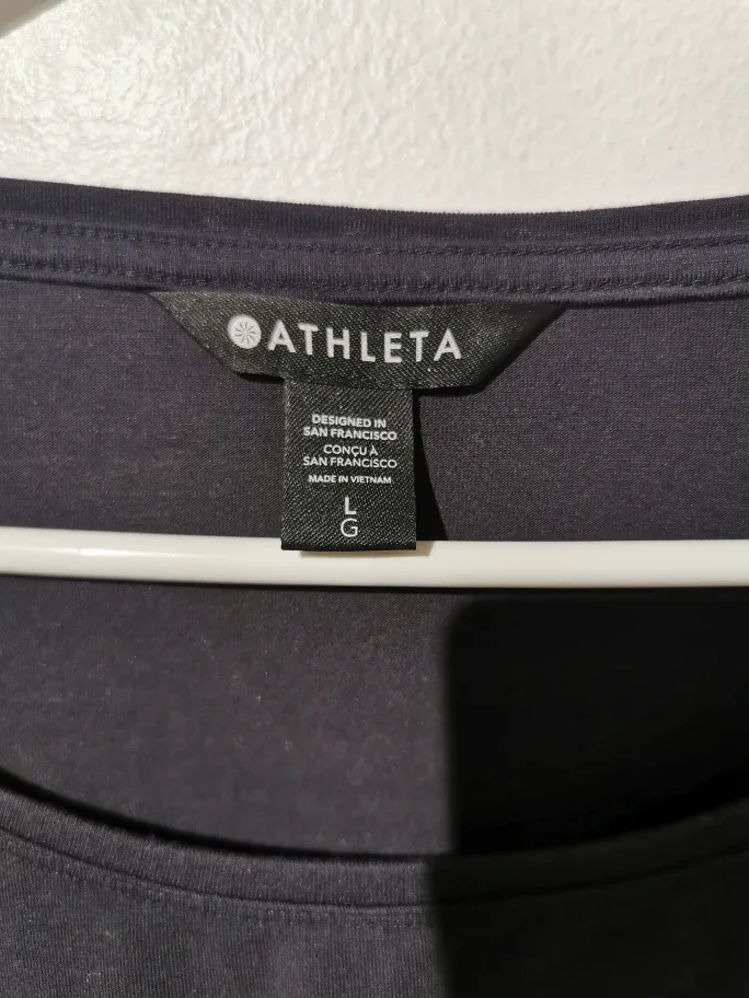Athleta Black Long Sleeve Top - Size L image indicator(3)