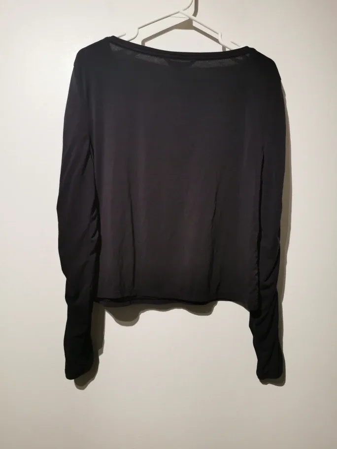Athleta Black Long Sleeve Top - Size L image indicator(5)
