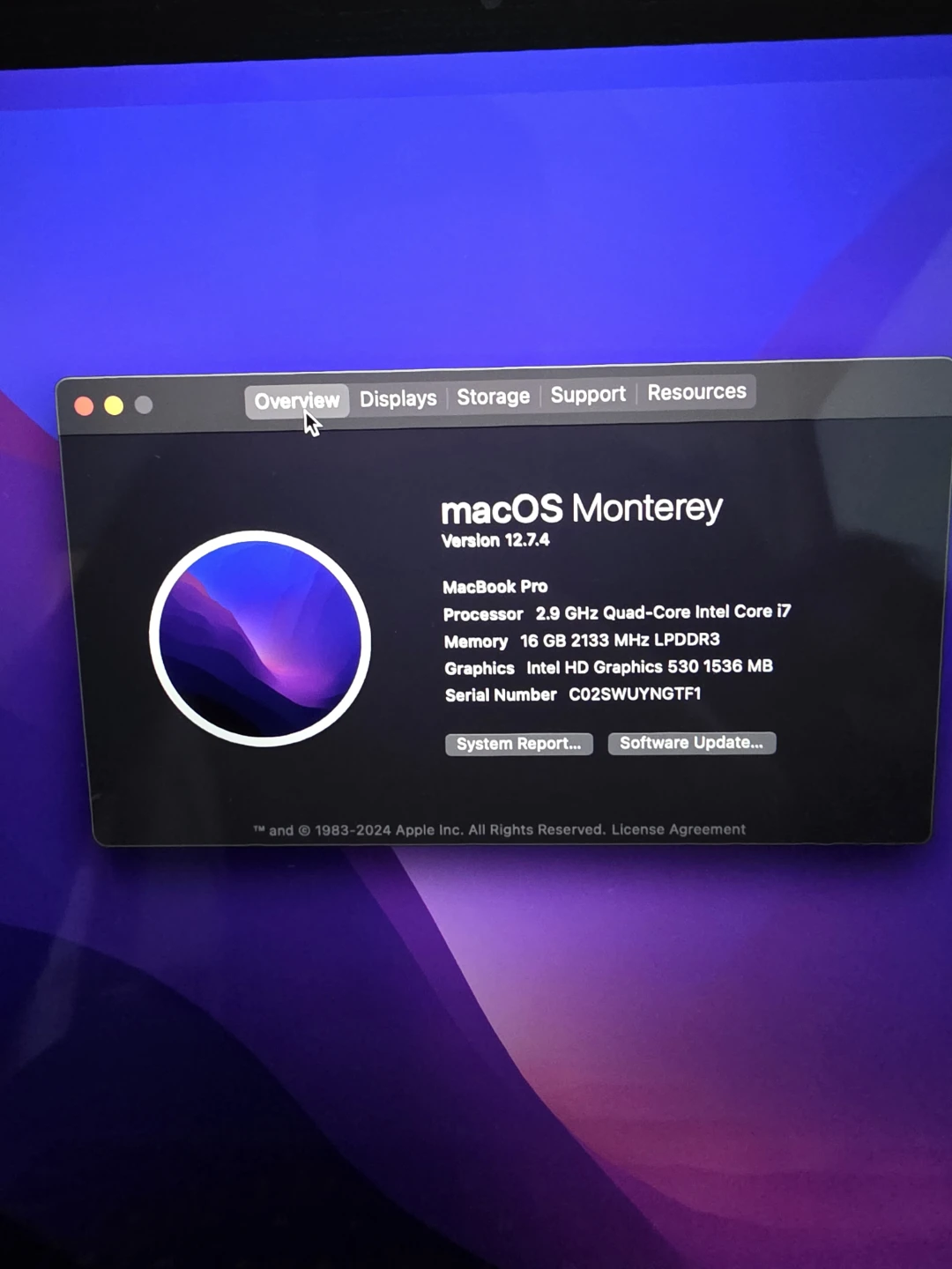 MacBook Pro 13-inch i7 16Ram , 512GB - photo 2