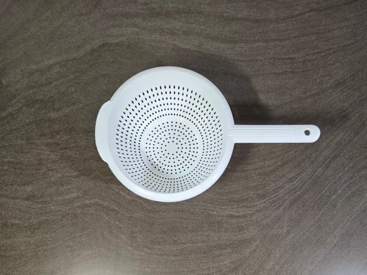 White Plastic Colander