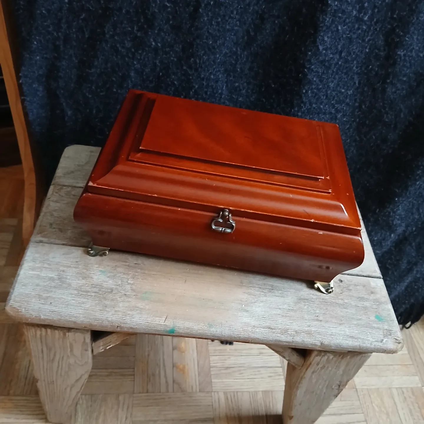 Vintage Bombay company jewelry box full of Costume jewelry