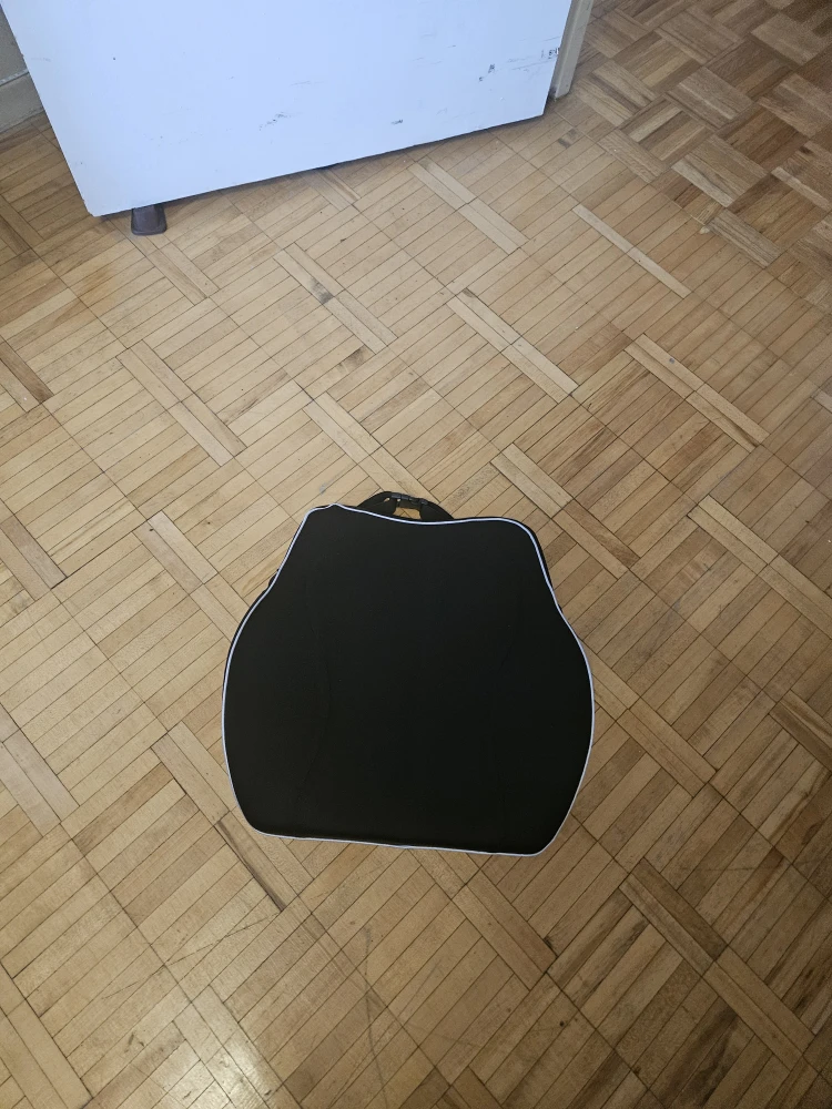 Black back support for office chair