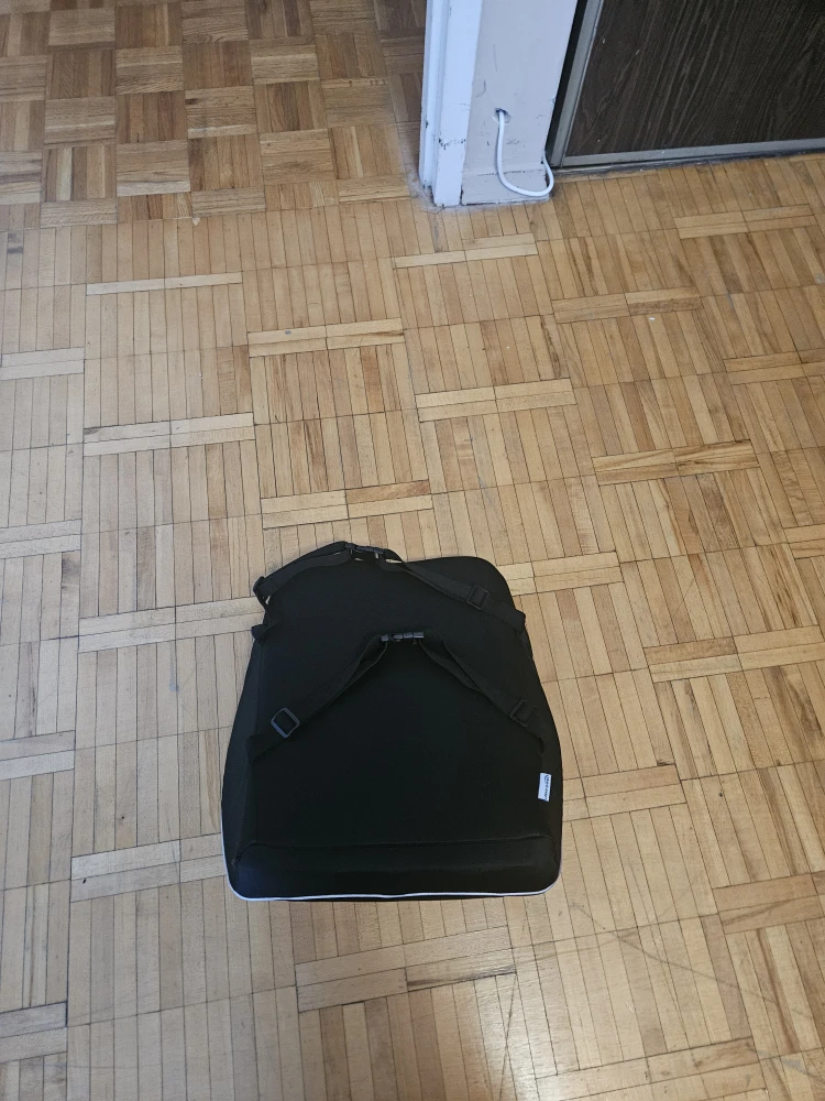 Black back support for office chair - photo 3