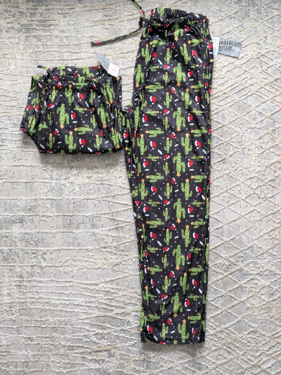2 Pairs of "Under Disguise" Pajama Pants - Christmas