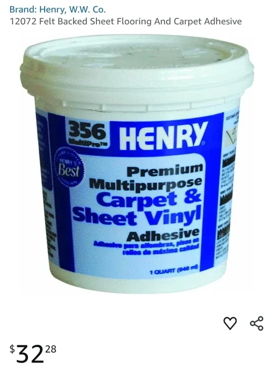 Henry 356 MultiPro Carpet & Sheet Vinyl Adhesive image indicator(2)