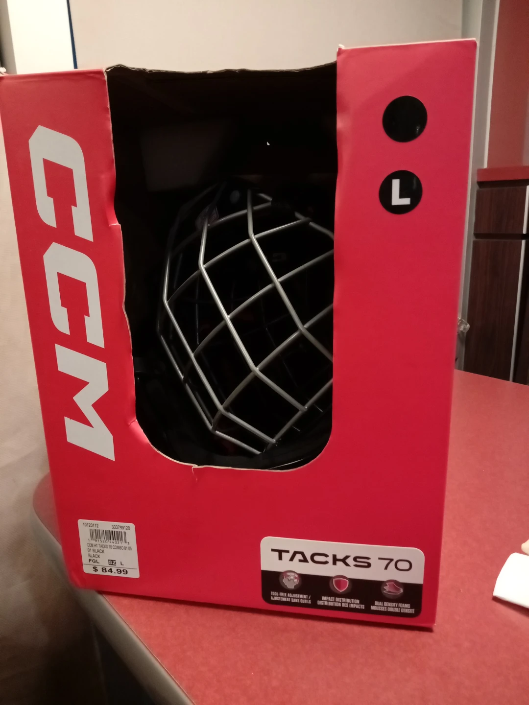 CCM Tacks 70 Hockey Helmet - Size L - photo 3