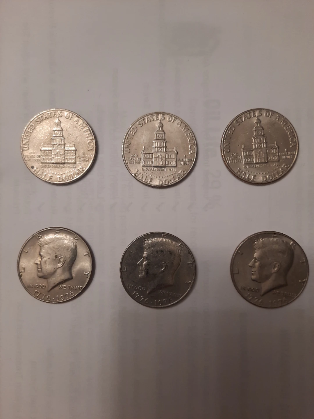 1776-1976 Kennedy Half Dollars