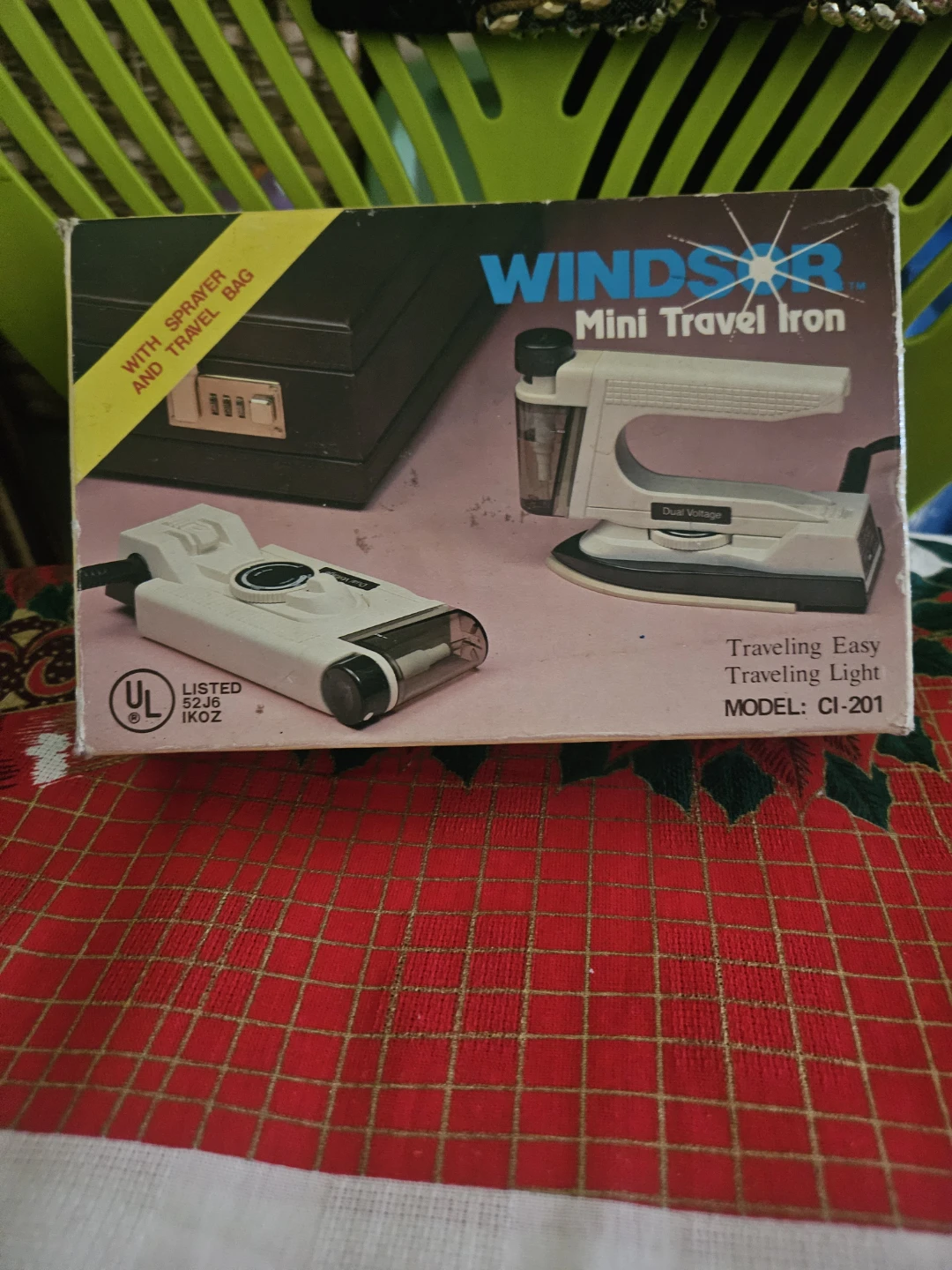 Windsor Mini Travel Iron CI-201 w/ Bag 1960s - photo 3