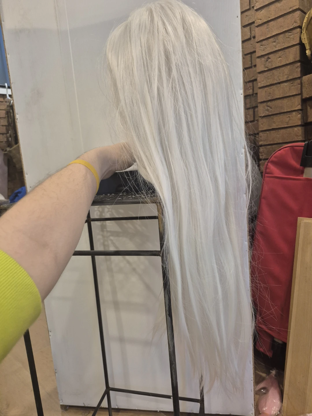 Long White Wig - photo 3