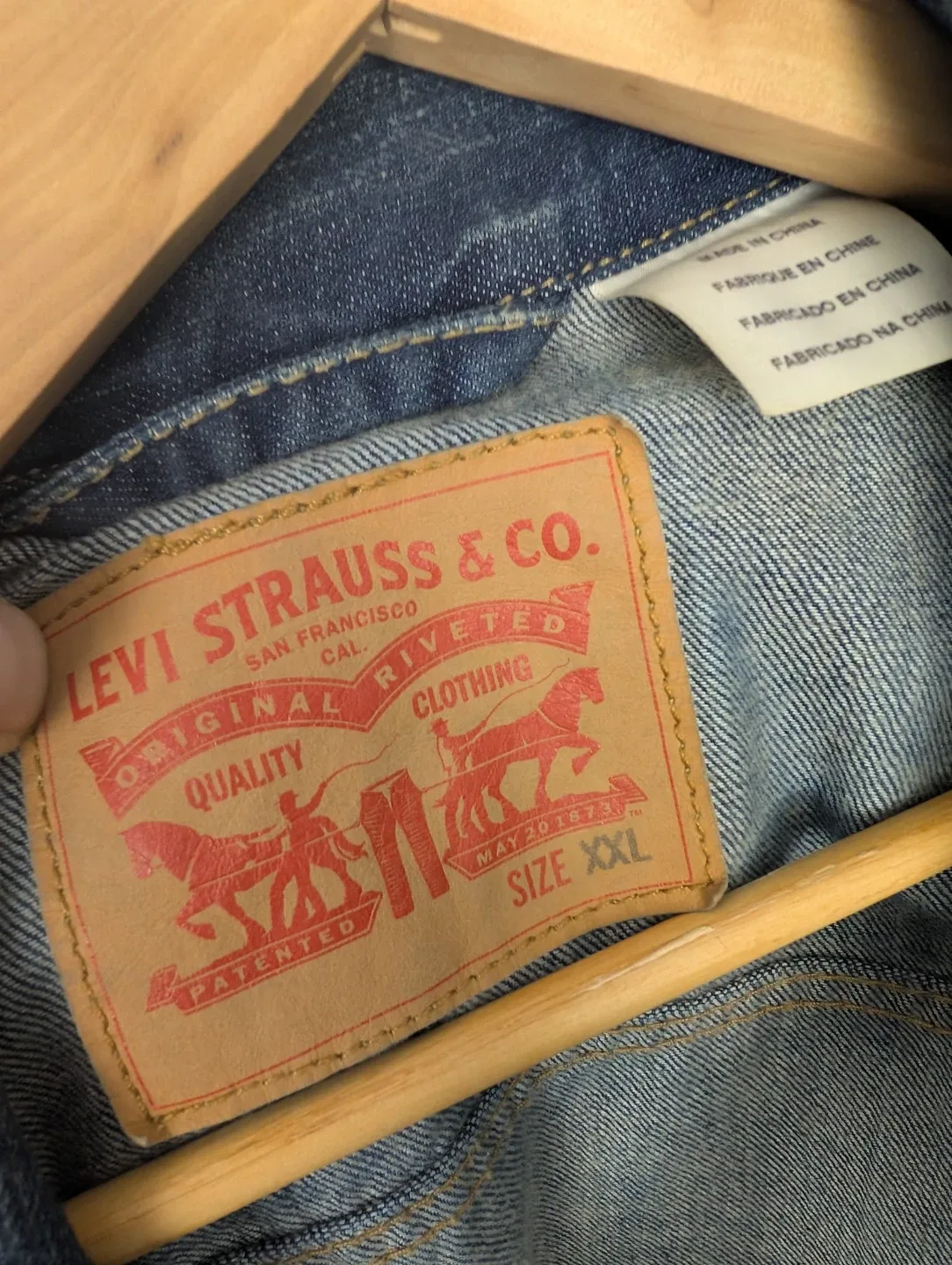 Men's Levi's Denim Jean Jacket XXL image indicator(6)