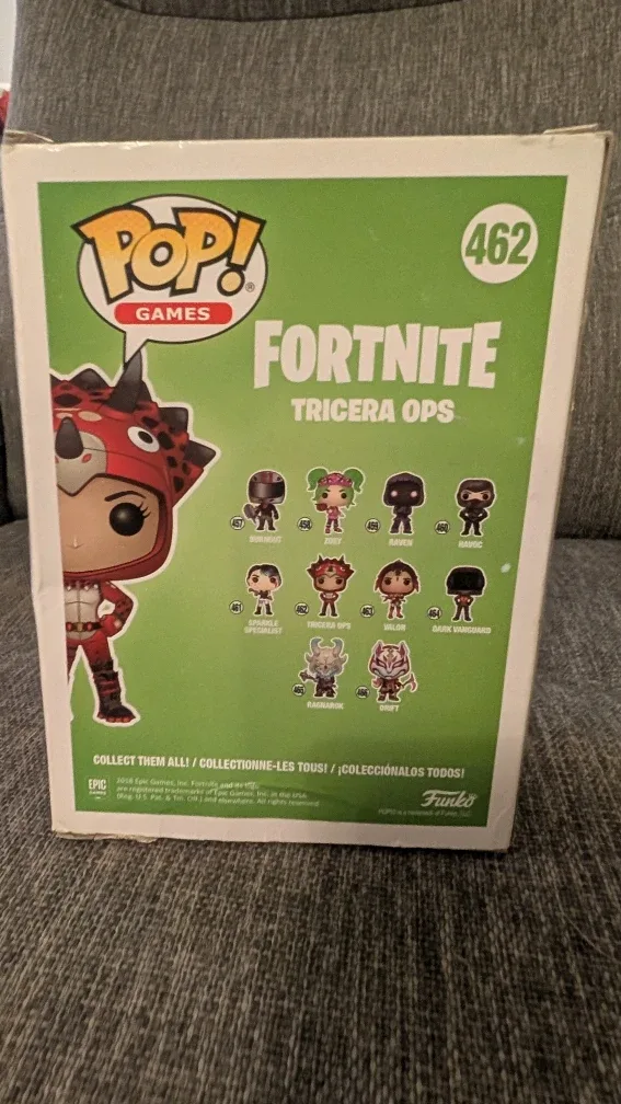 New Funko Pop! Games Fortnite Tricera Ops #462 image indicator(3)