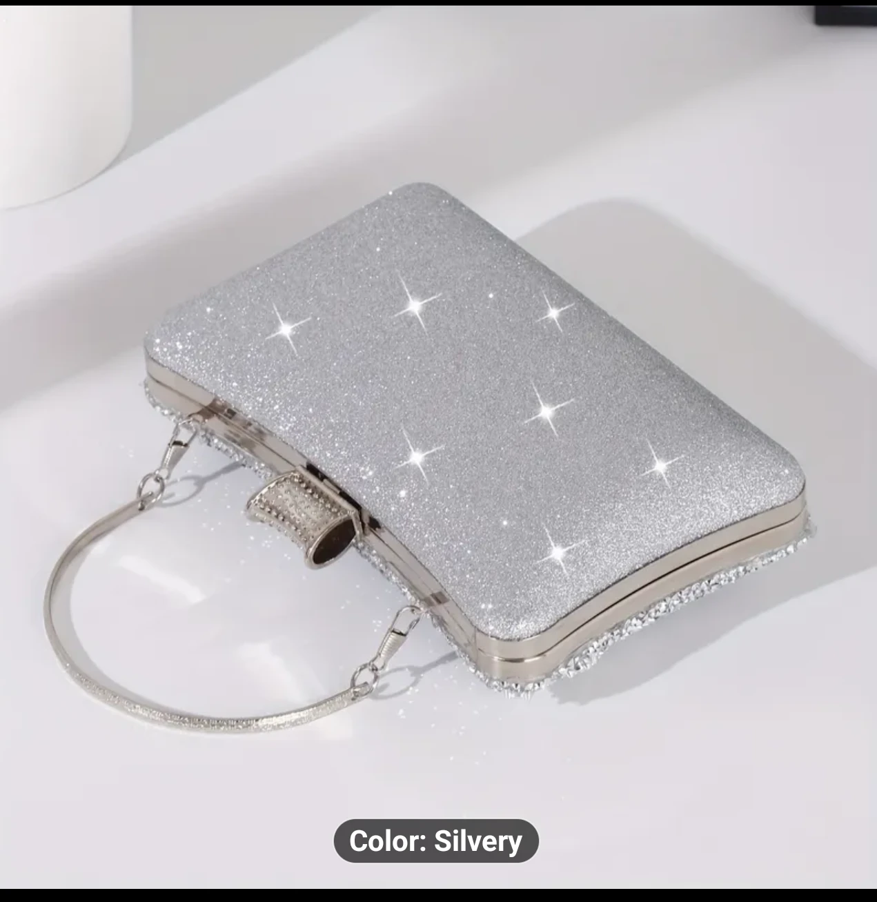 Silver Evening Clutch - photo 3