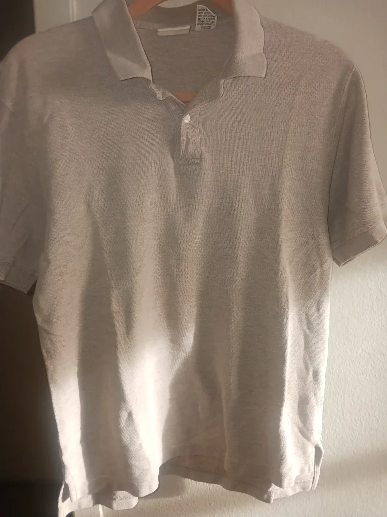 #cleanout L.L.Bean Beige Polo Shirt