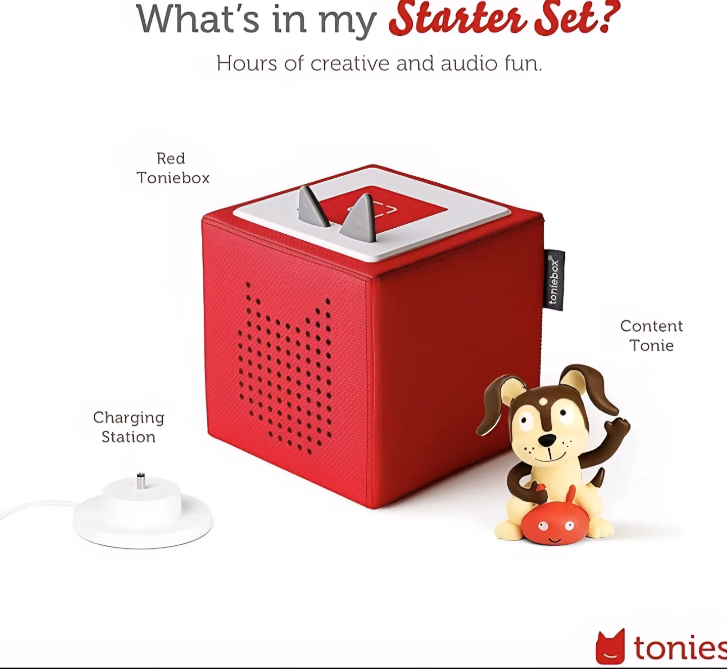 Red Toniebox Starter Set Puppy - photo 2