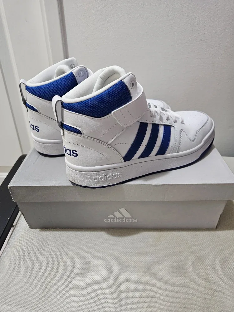 Adidas Postmove Mid White/Blue Shoes Brand New