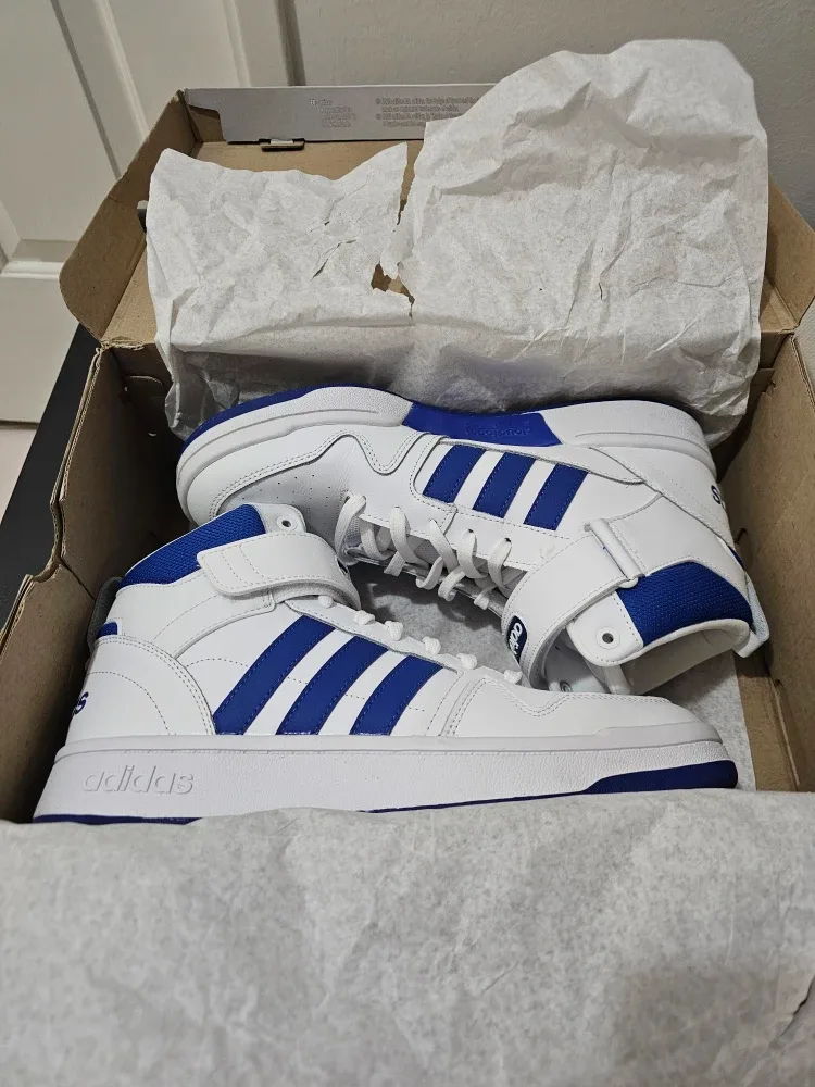 Adidas Postmove Mid White/Blue Shoes Brand New image indicator(5)
