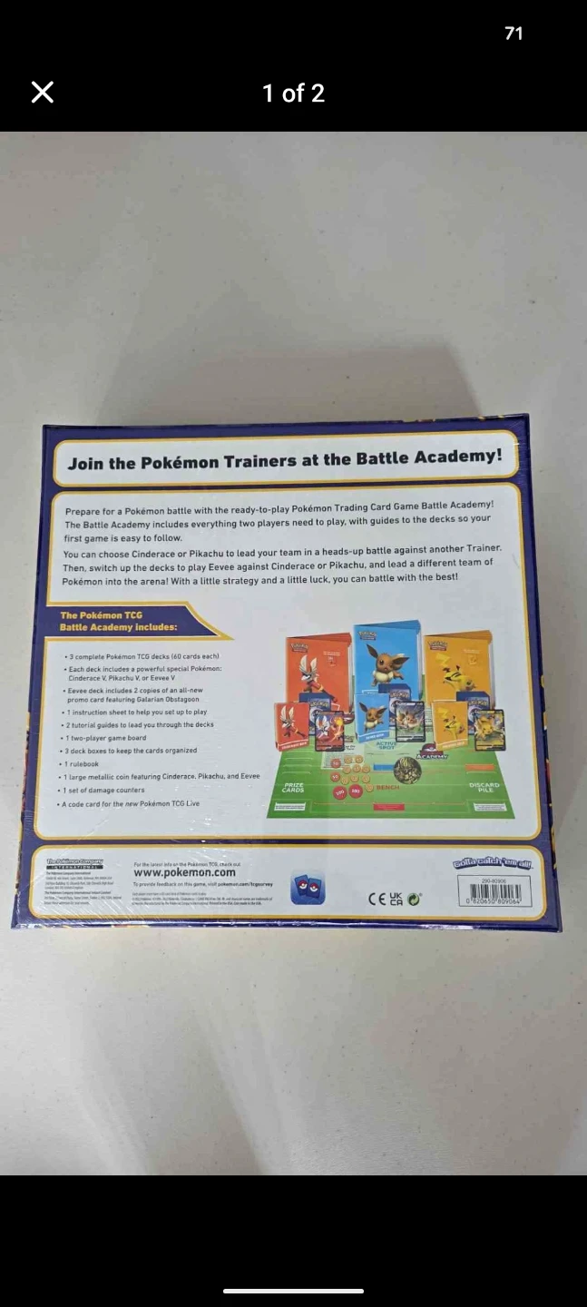 Pokémon Battle Academy TCG Board Game - Brand New and Sealed - photo 2