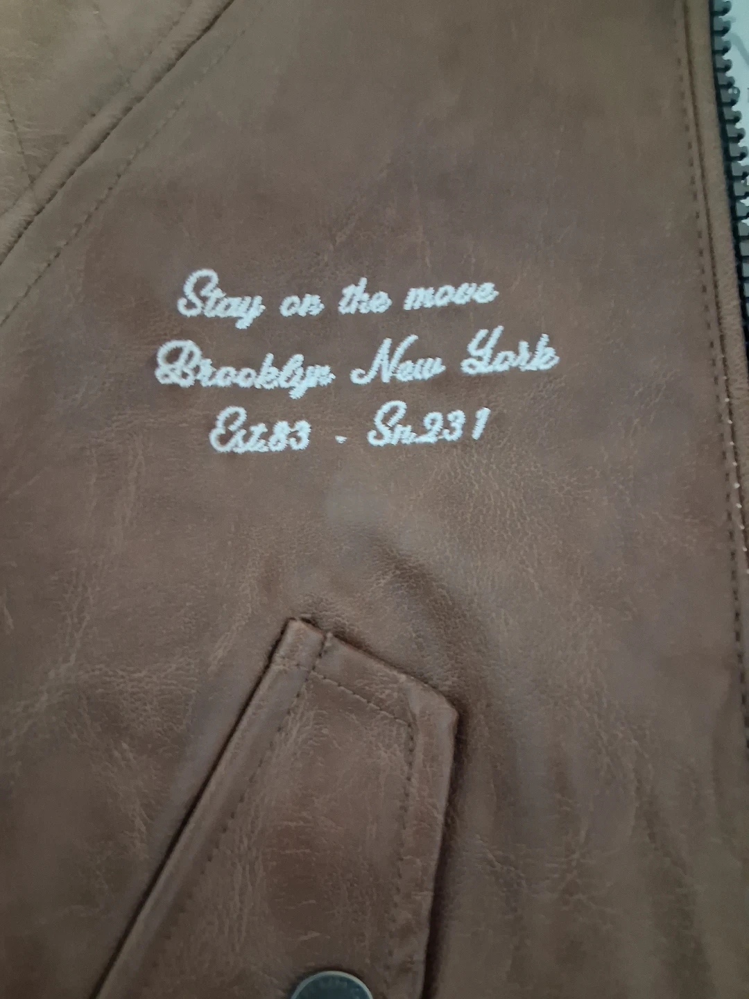 Brown Bomber Jacket, Size 9-12M Boy - photo 3