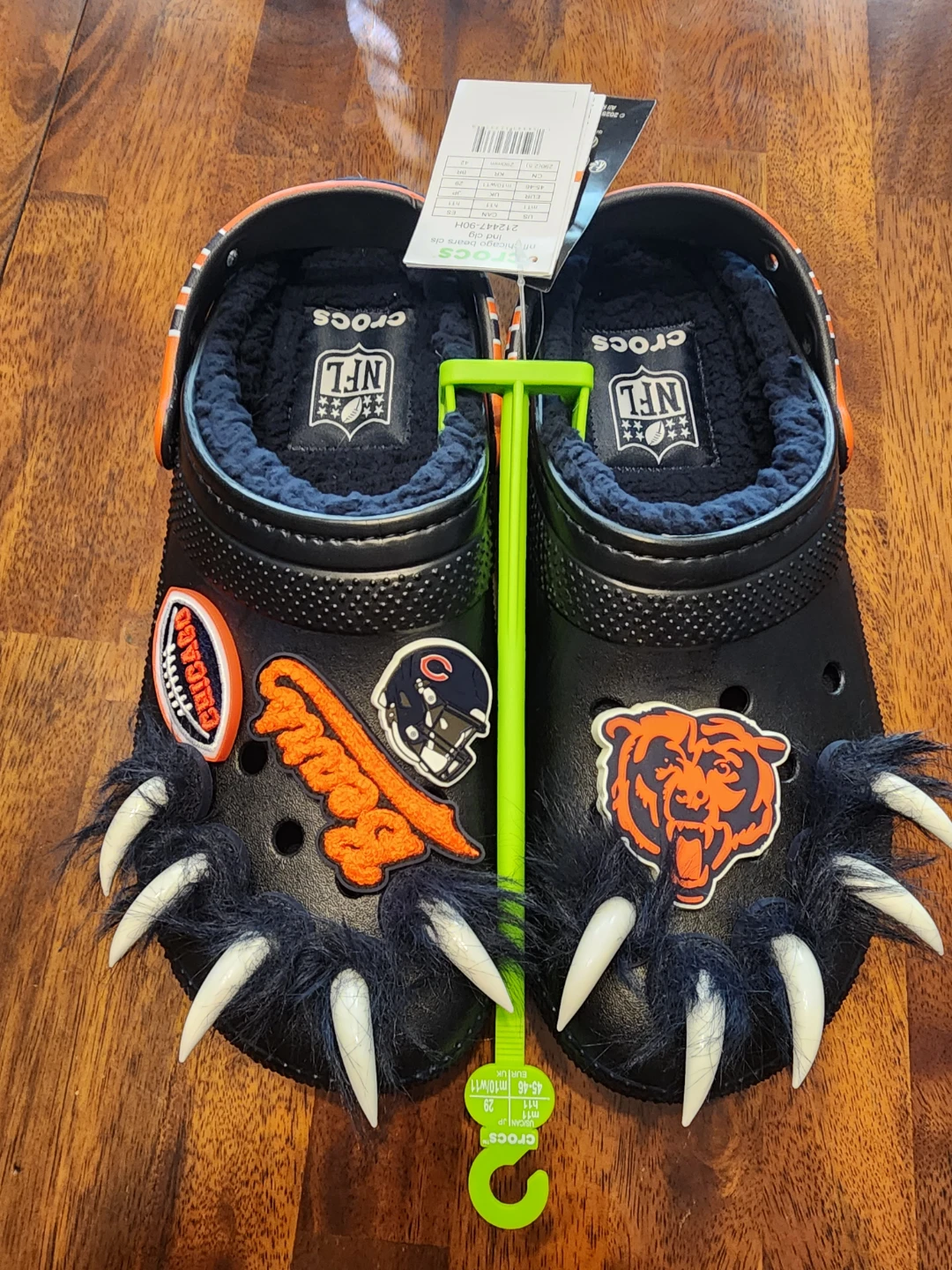New Crocs NFL Chicago Bears Clogs - Size 11