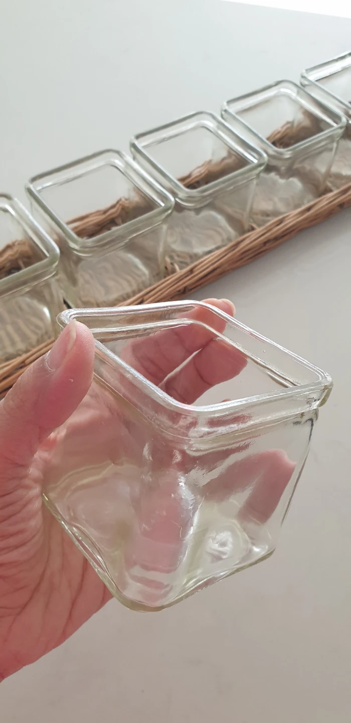 Glass Spice Jars with Wicker Tray - photo 2