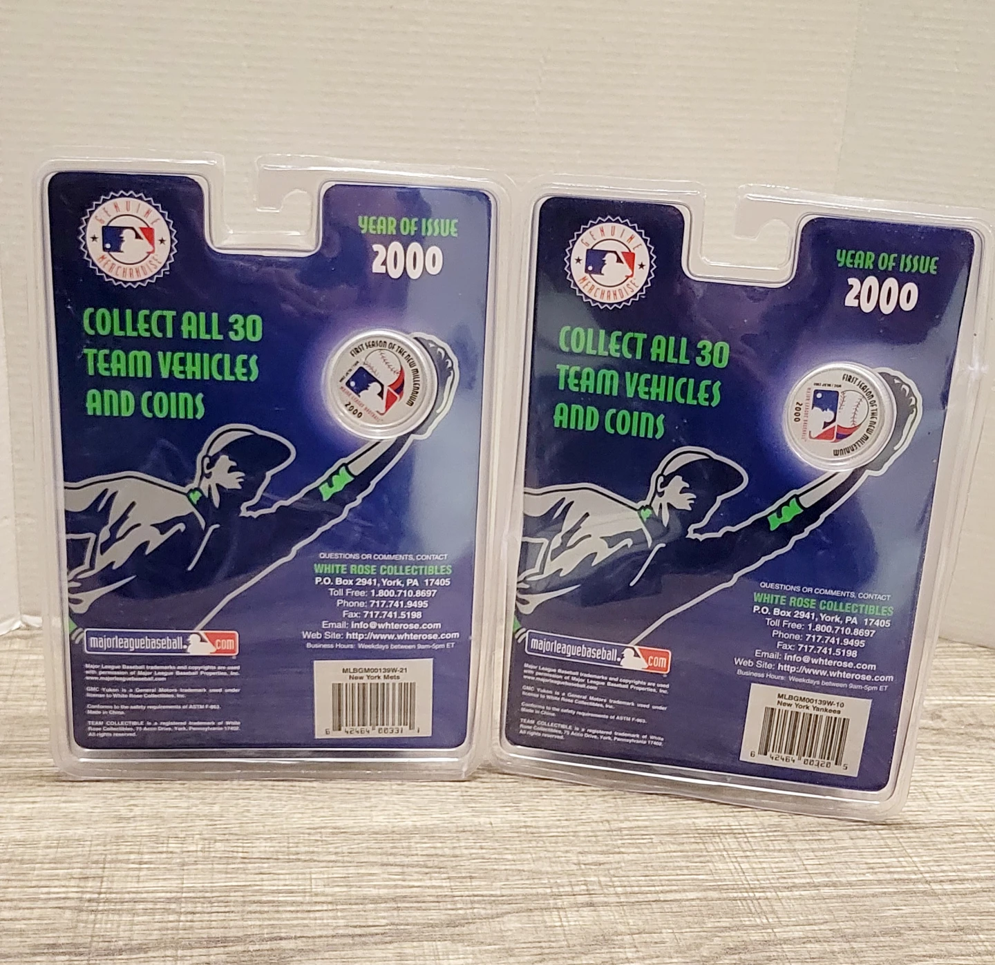 MLB Team Collectibles - Mets & Yankees - 2000 - photo 2