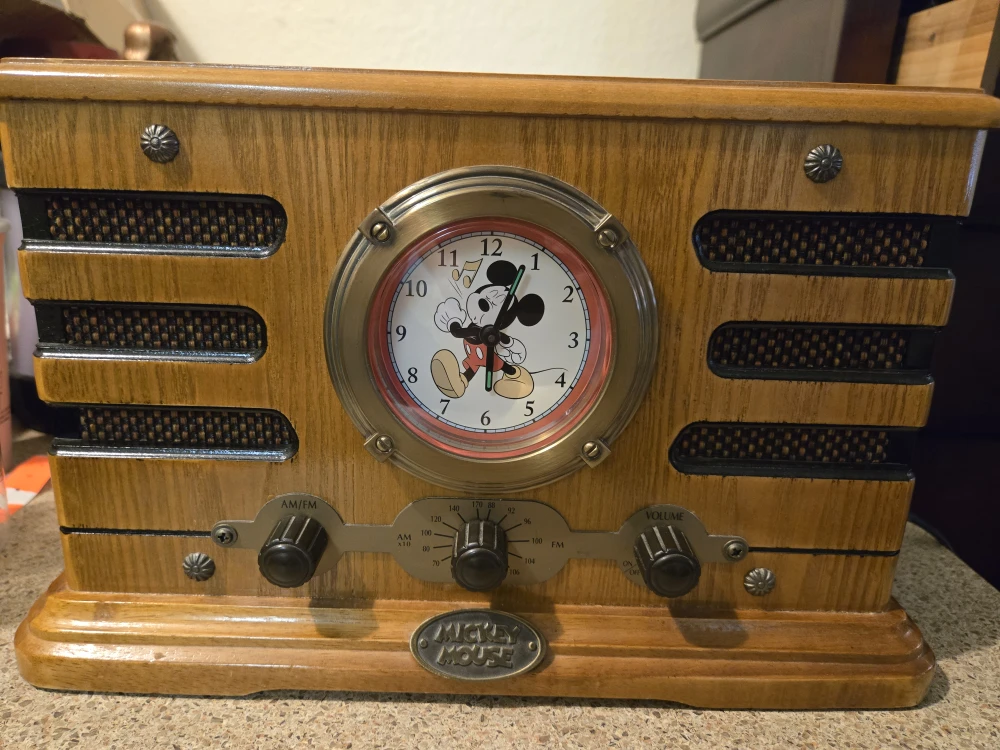 Mickey Mouse Clock Radio