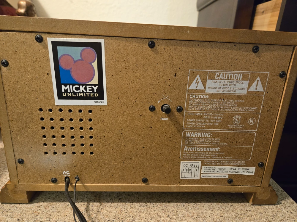 Mickey Mouse Clock Radio - photo 2