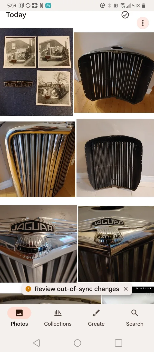 Jaguar 1951 Mark V - 3 1/2 Litre Grille image indicator(2)