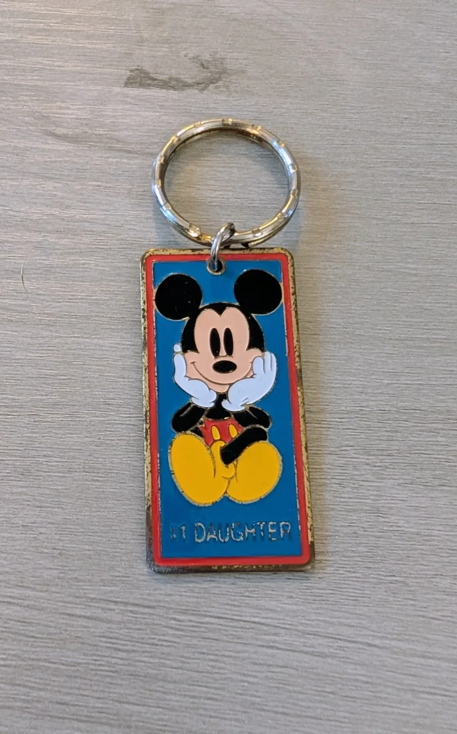 Mickey Mouse #1 Daughter Disney Keychain