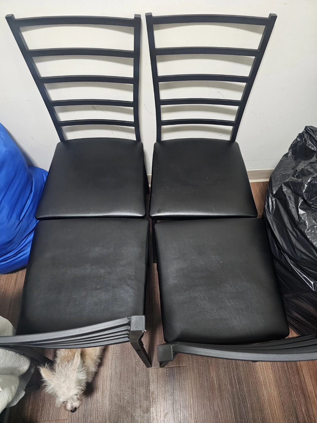 Black Dining Table and Chairs Set