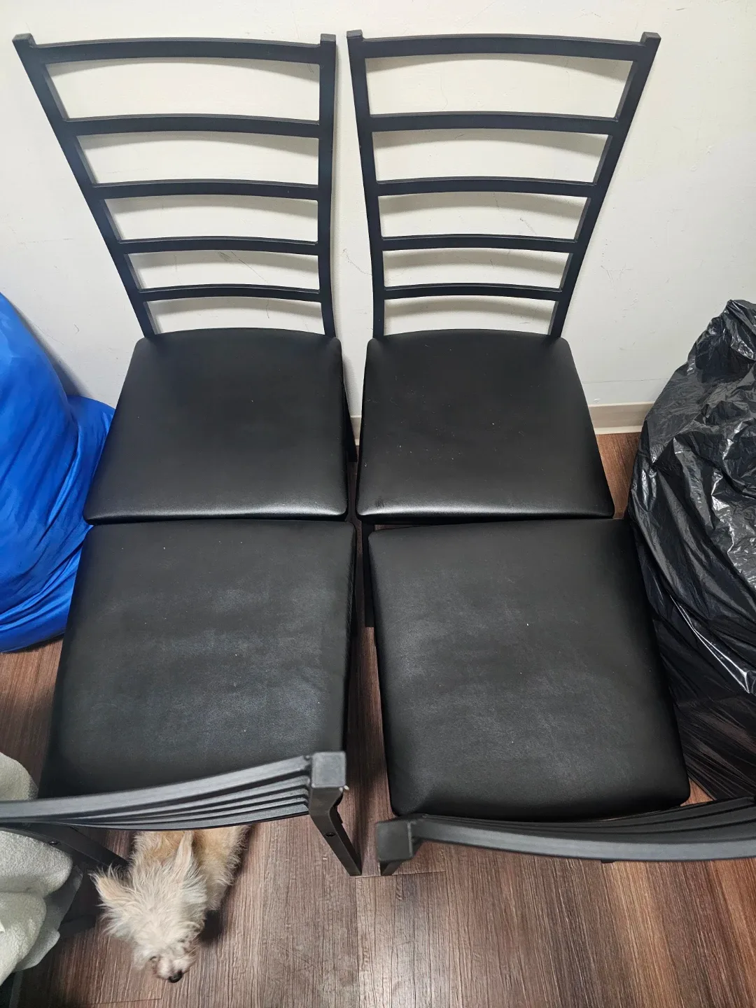 Black Dining Table and Chairs Set