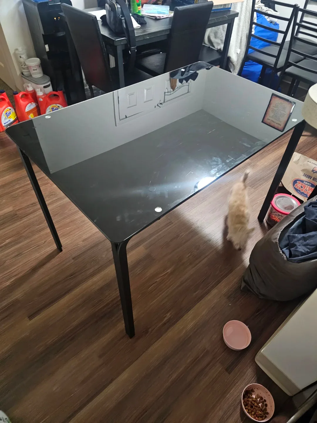 Black Dining Table and Chairs Set image indicator(2)