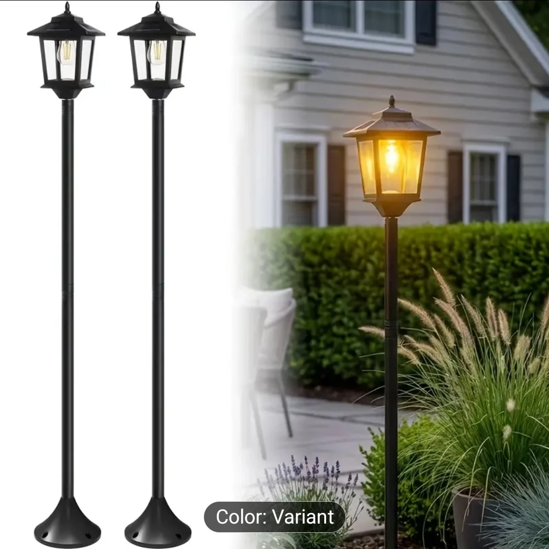 Solar Powered Outdoor Lamp Post Light