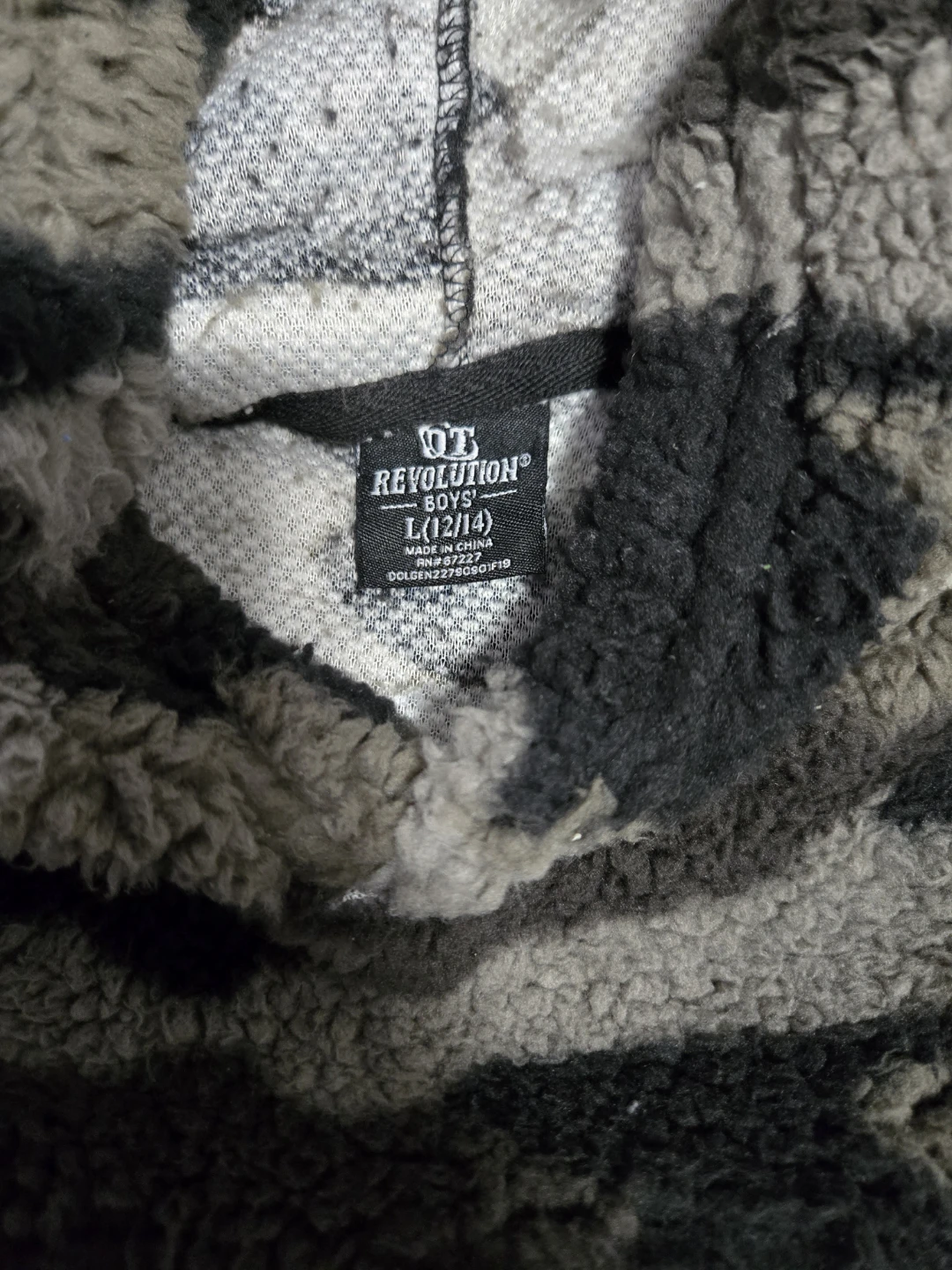 Revolution Boys Camo Hoodie - Size L (12/14) - photo 3