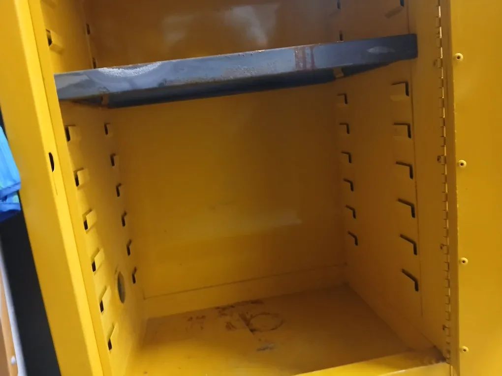 Yellow Flammable Storage Cabinet image indicator(10)
