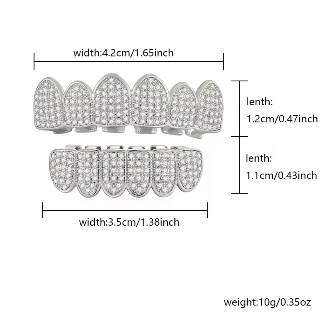 Iced Out Grillz Set