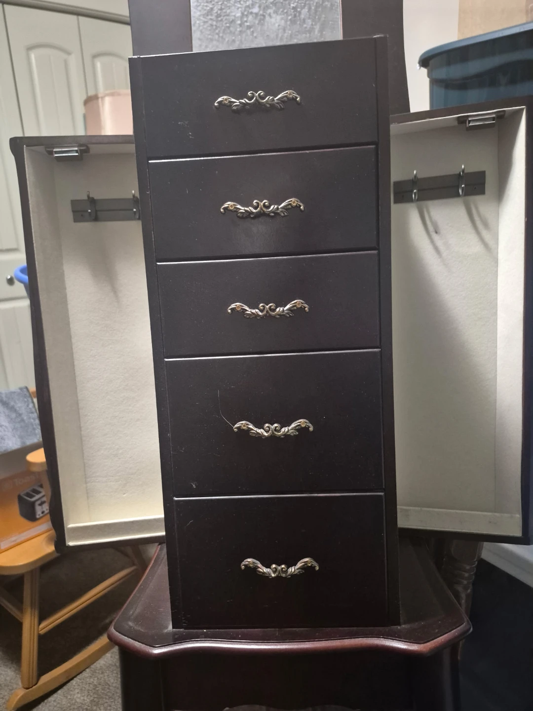 Jewelry Armoire - Dark Wood - photo 4