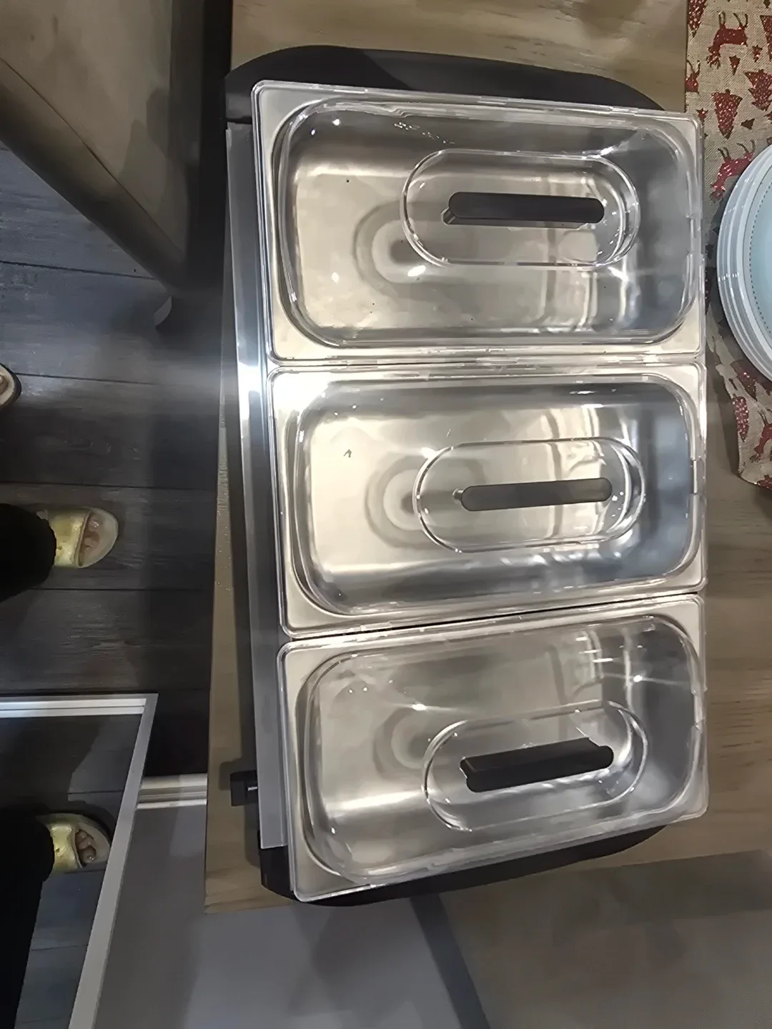 Master Chef Triple Buffet Server