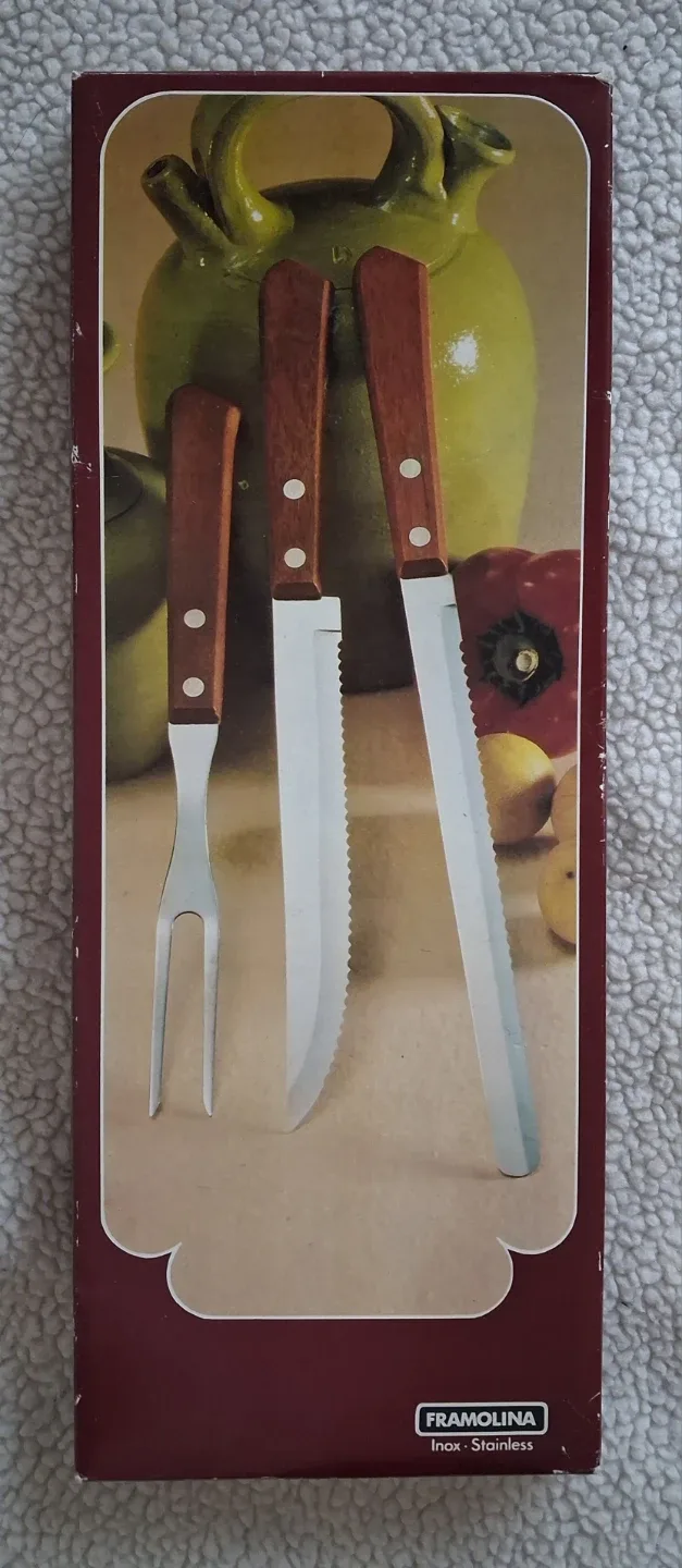 Framolina Inox Stainless Carving Set - New in Box!