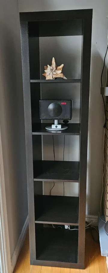 Tall Dark Brown Bookshelf from Ikea