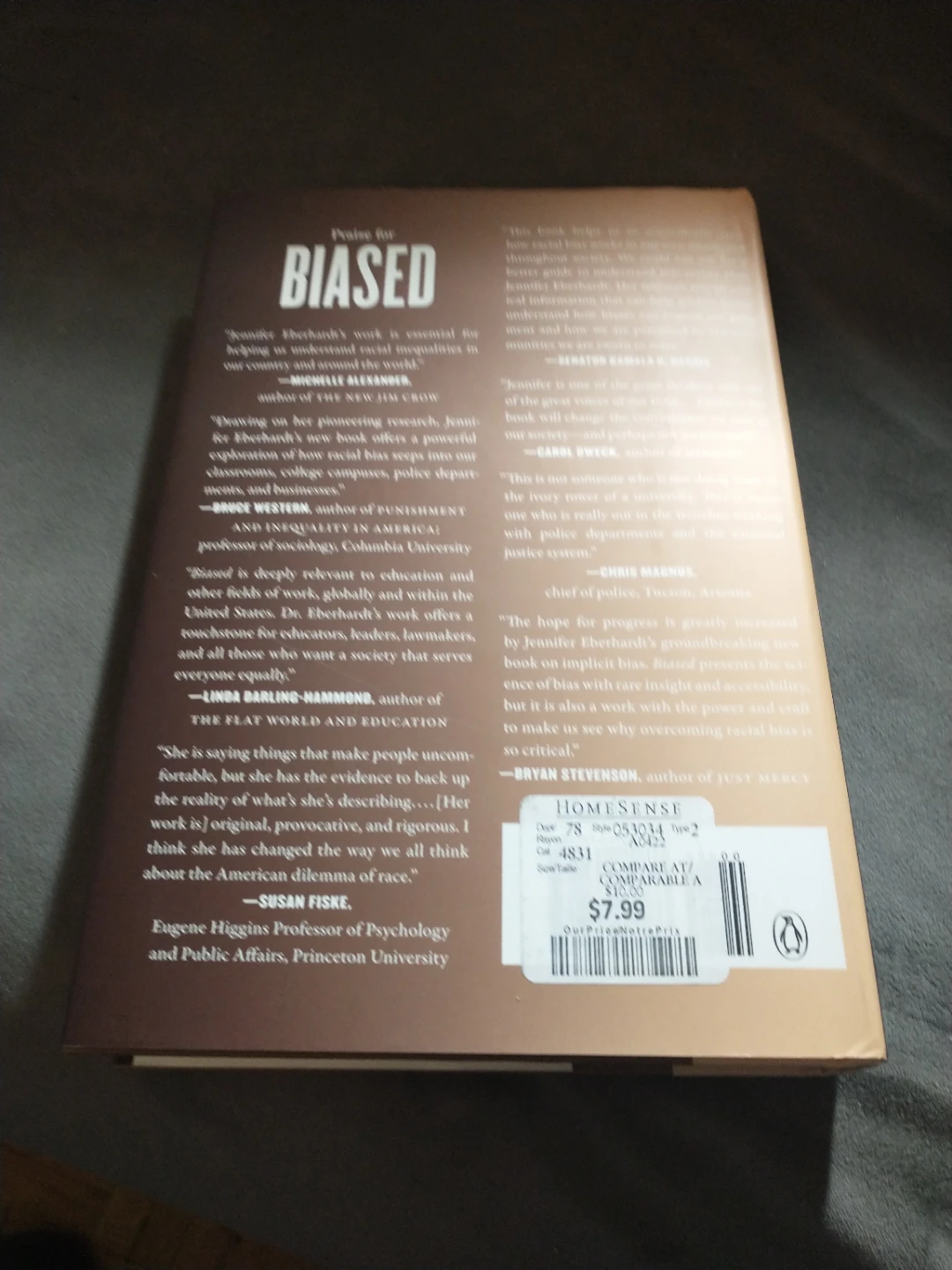 Jennifer L. Eberhard hardcover Biased - photo 2